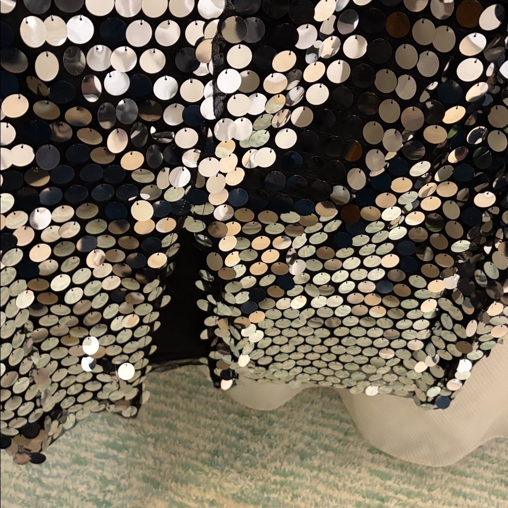 Eloquii Silver Sequin Midi Dress - Picture 7 of 7